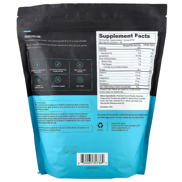 Legion Gf Whey Concentrate Prot. Dutch Choc Pwdr 30svs/915g #Lwccho30s