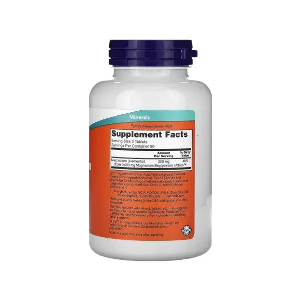 Now Magnesium Glycinate 180s