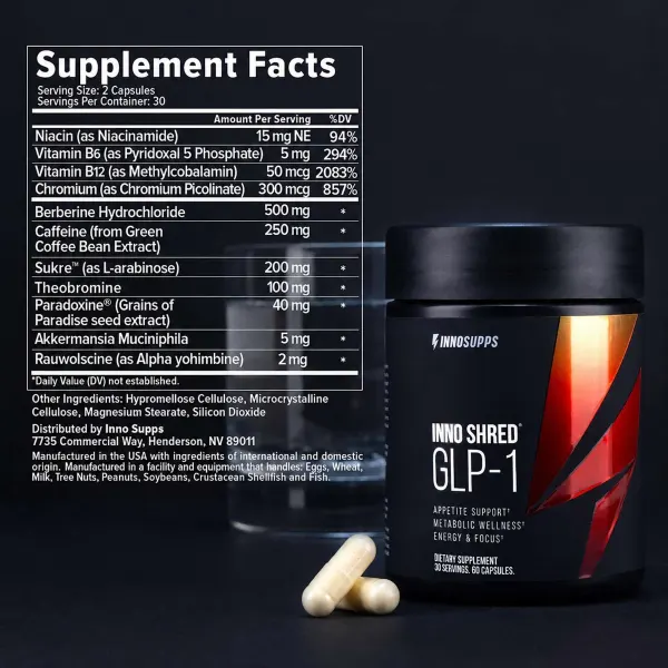 Inno Supps Shred Glp-1 Caps 60’s