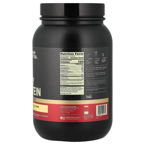 Optimum Nutrition Gold Stnrd 100% Whey- French Vanilla Creme (2lbs) 907g