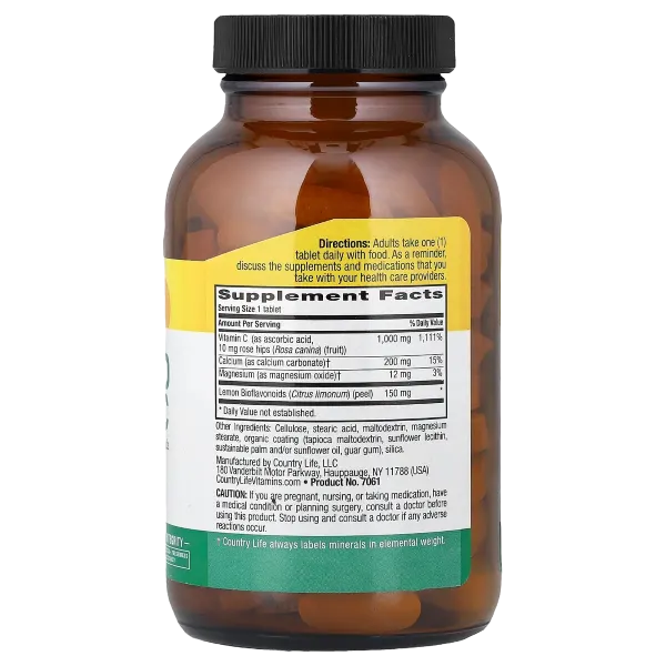 Country Life Buffered Vitamin C 1000mg 100’s