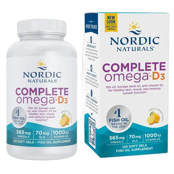 Nordic Naturals Complete Omega-D3 120s
