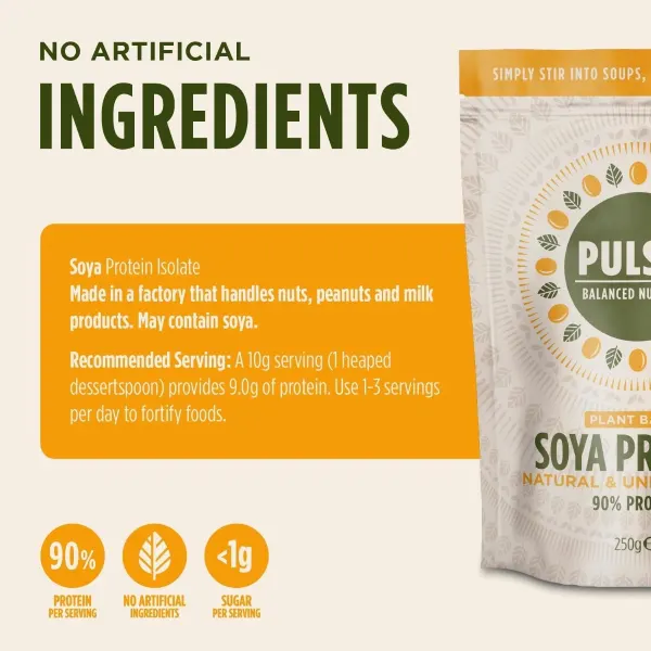 Pulsin Soya Protein Isolate 250gm