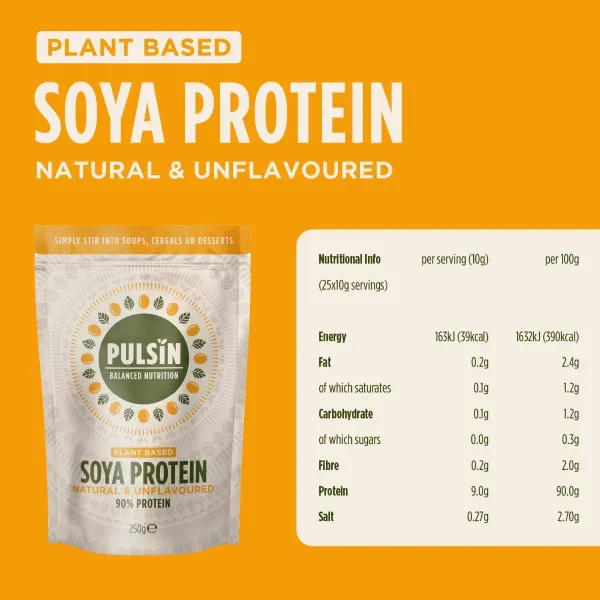 Pulsin Soya Protein Isolate 250gm