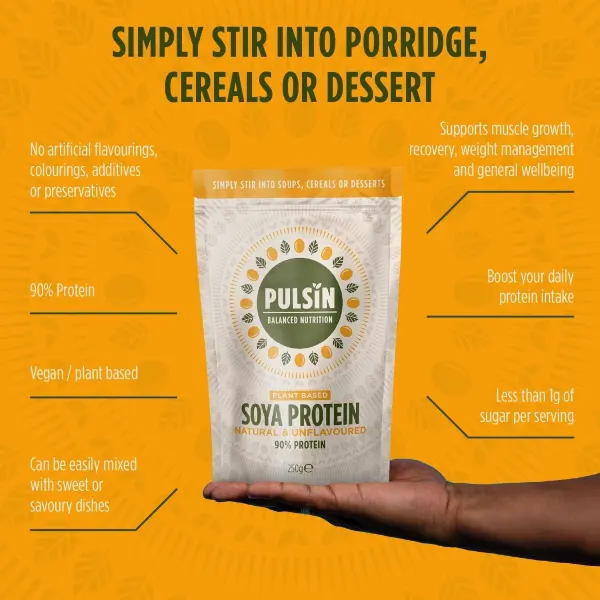 Pulsin Soya Protein Isolate 250gm