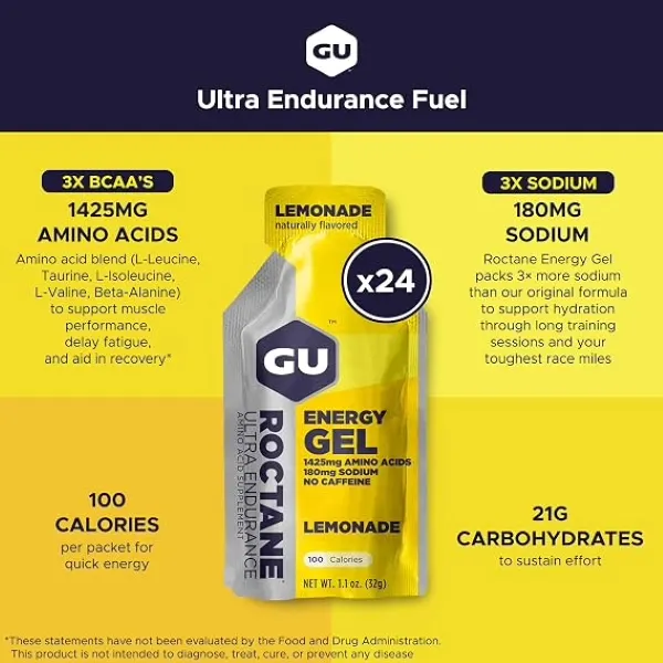 Gu Roctane Lemonade Energy Gel 32g