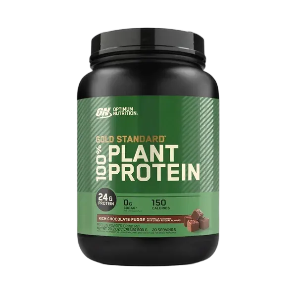 Optimum Nutrition Gold Stnrd 100% Plant Prot. Gf Rich Choc Fudge 1.76lb 800g