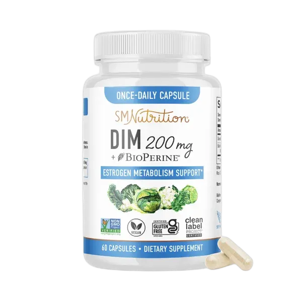 Sm Nutrition Dim 200mg + Bioperine 60caps