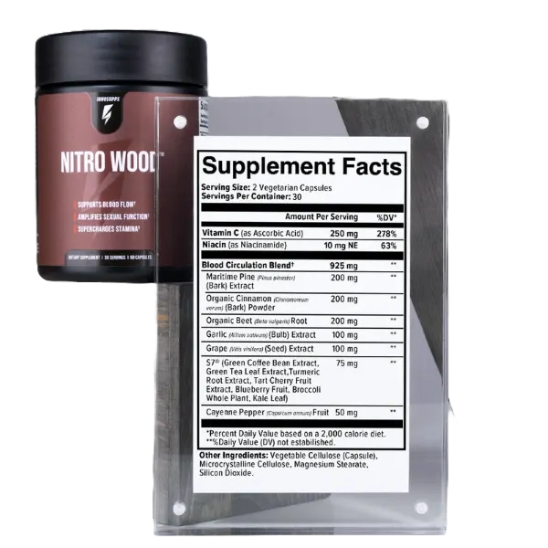 Inno Supps – Nitro Wood Enhanced Circulation Support