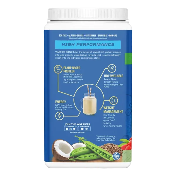 Sunwarrior Blend Organic Protein Natural 750g
