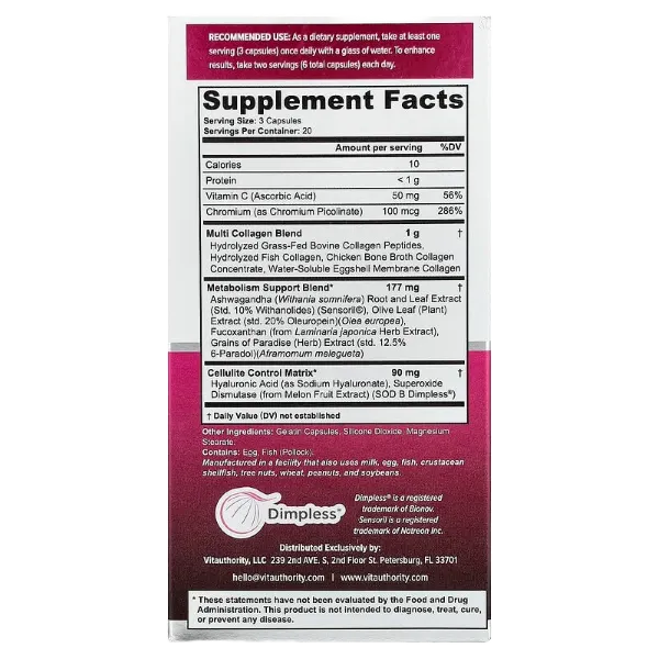 Vitauthority Multi Collagen Burn 60 Caps