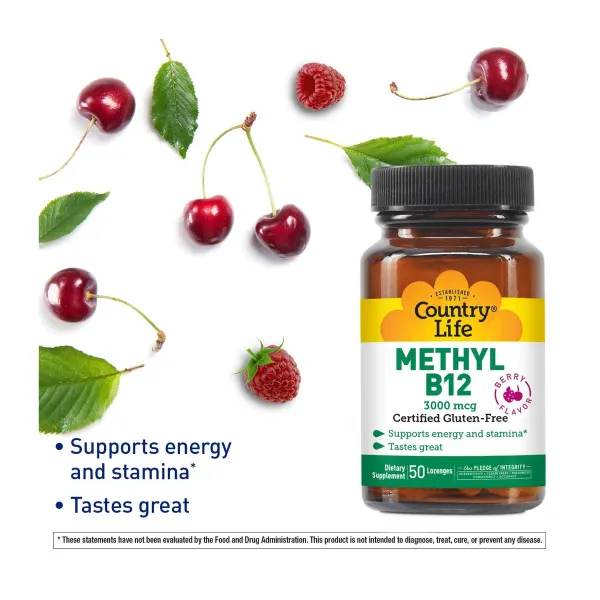 Country Life Superior Methyl B12 50 Tabs