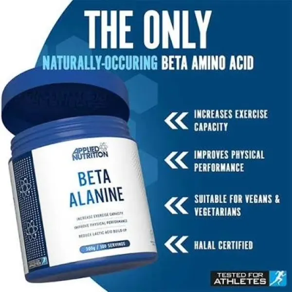 Applied Nutrition Beta Alanine Pwdr (100svs) 300g