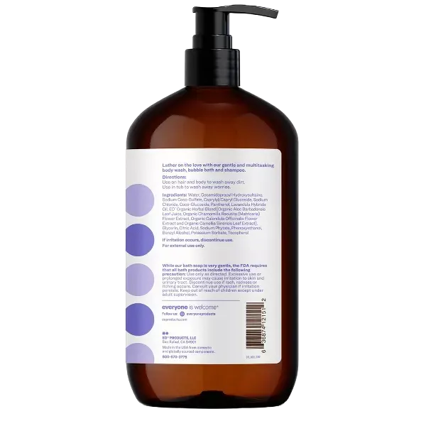 Everyone 3 In 1 Soap Lavender+Aloe 32floz/946ml