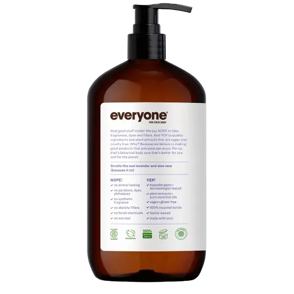 Everyone 3 In 1 Soap Lavender+Aloe 32floz/946ml