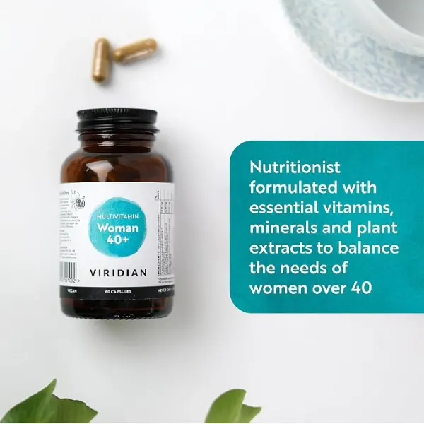 Viridian Woman 40+ Multivitamin Vcaps 60s