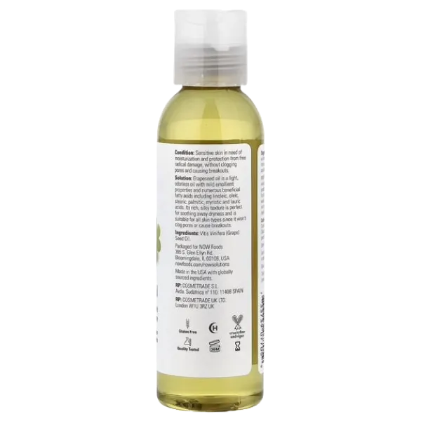 Now Grapeseed Oil 100% Pure 118ml