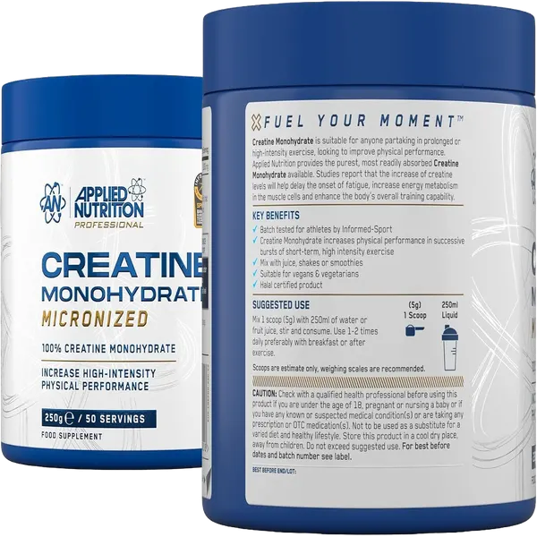 Applied Nutrition Creatine Monohydrate(Micronized) 50s 250g