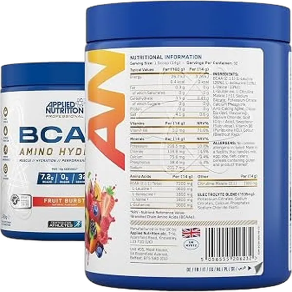 Applied Nutrition Bcaa Amino Hydrate Fruit Burst 32s 450g