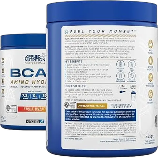 Applied Nutrition Bcaa Amino Hydrate Fruit Burst 32s 450g
