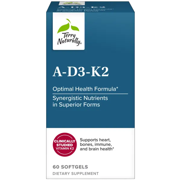 Terry Naturally A-D3-K2 Optimal Health  60caps #Tn14456