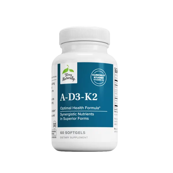 Terry Naturally A-D3-K2 Optimal Health  60caps #Tn14456