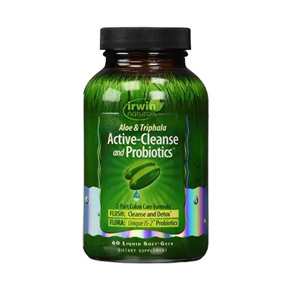 Irwin Aloe & Triphala Active Cleanse & Probiotics 60ct