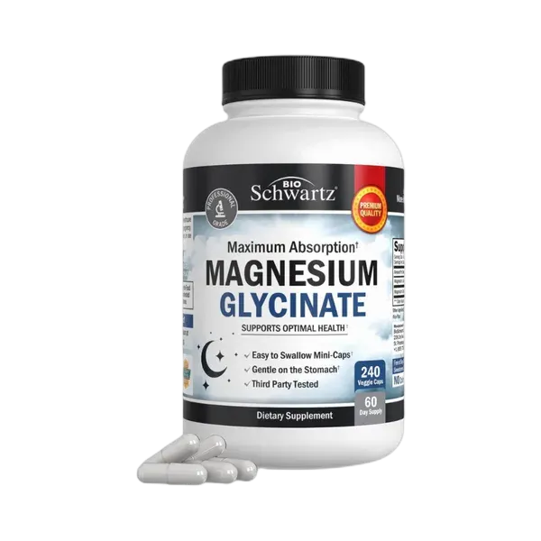 Bioshwartz Magnesium Glycinate 240vcaps #4114243