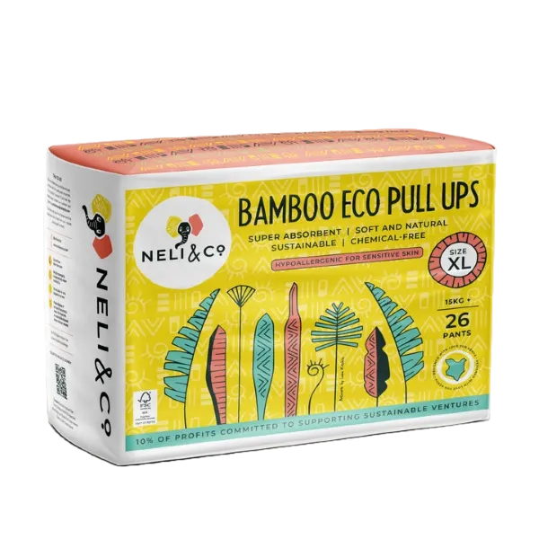 Neli & Co Bamboo Pull Ups (Xl) 15kgs+ 26’S