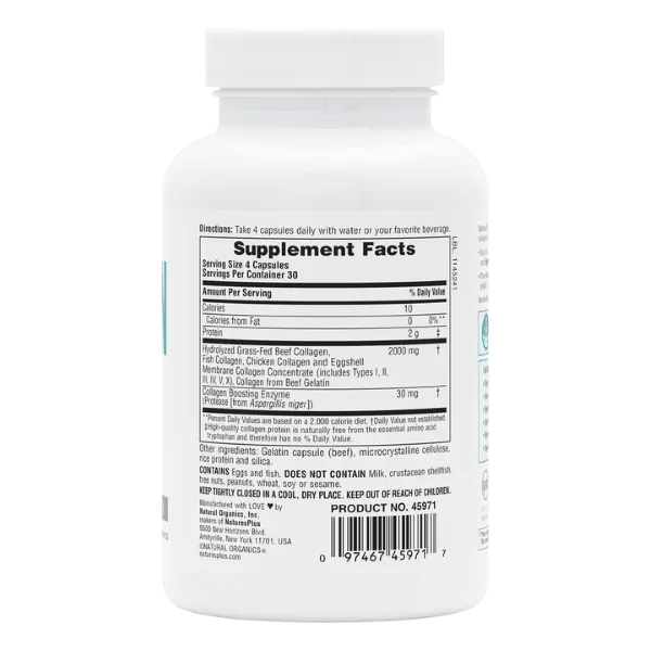 Natures Plus Collagen Peptides 120s
