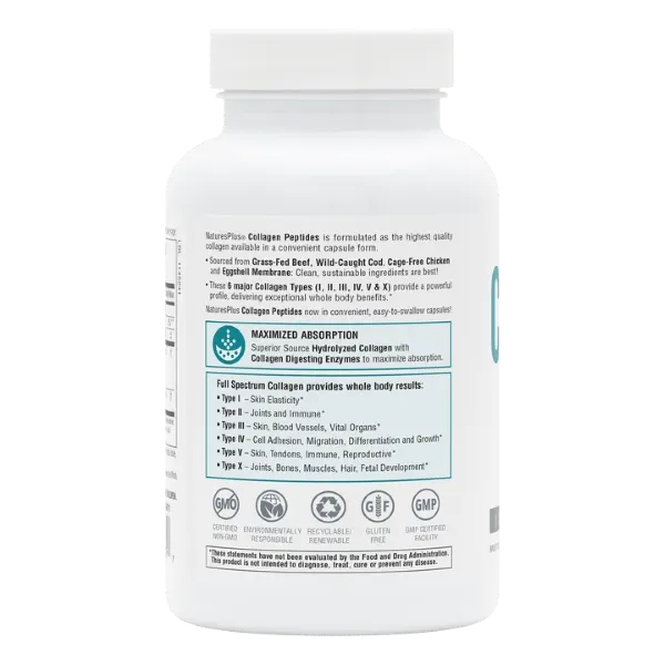 Natures Plus Collagen Peptides 120s