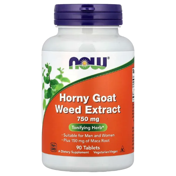 Now Horny Goat Weed Extract 750mg 90tabs
