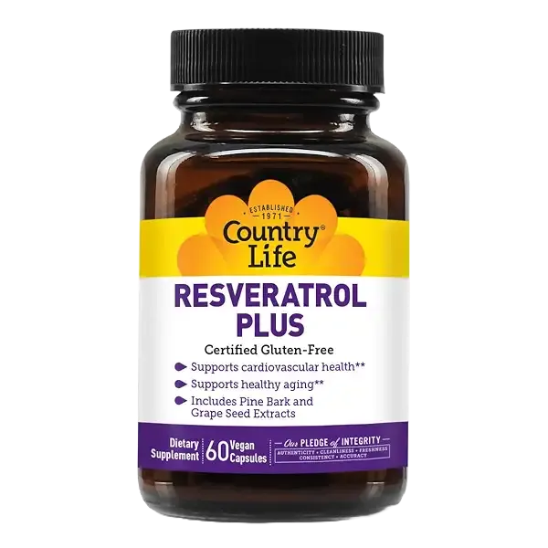 Country Life Resveratrol Plus 60s