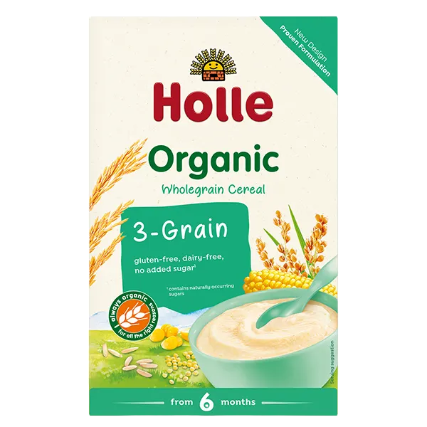 Holle Org Wholegrain Cereal 3-Grain Df Nas 250g