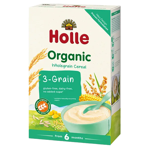 Holle Org Wholegrain Cereal 3-Grain Df Nas 250g