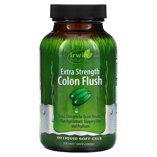 Irwin Naturals Colon Flush Extra Strength 60 Liquid Softgels