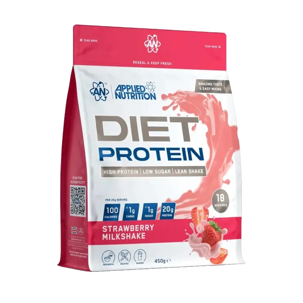 Applied Nutrition Gf Diet Whey Protein Strawberry Milkshake 18s 450g