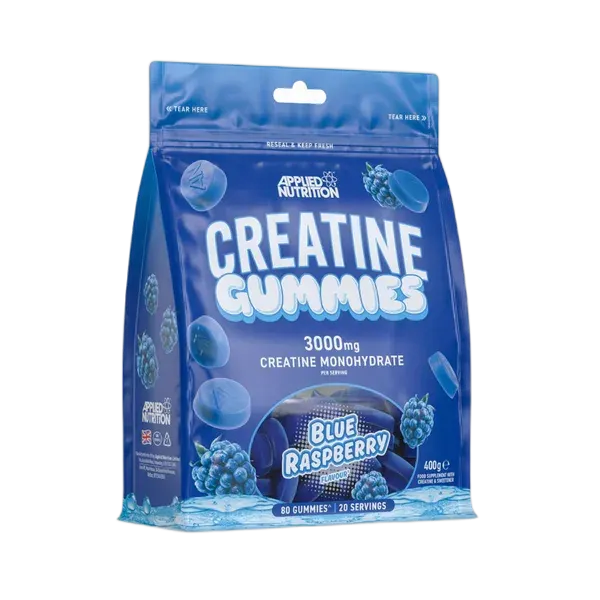 Applied Nutrition Creatine Monohydrate Blue R/Berry Gummies (3000mg) 80’s 400g