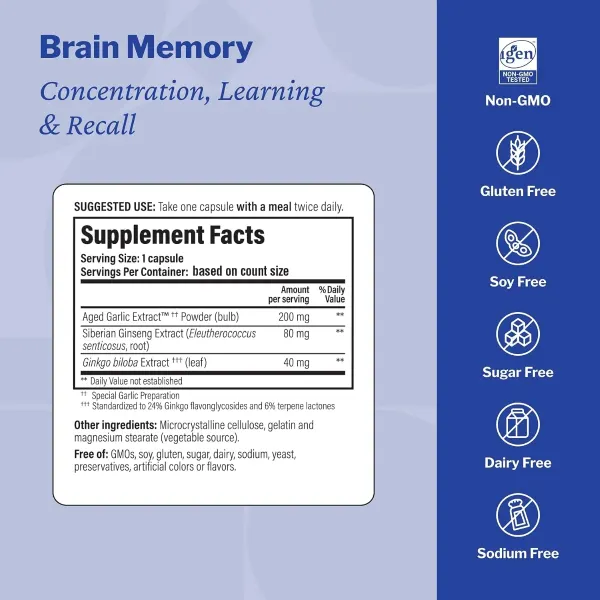 Kyolic Brain Memory 90s