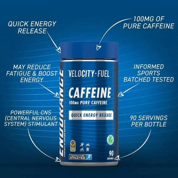 Applied Nutrition Endur. 100mg Pure Caffeine Caps 90'S #Caffendu