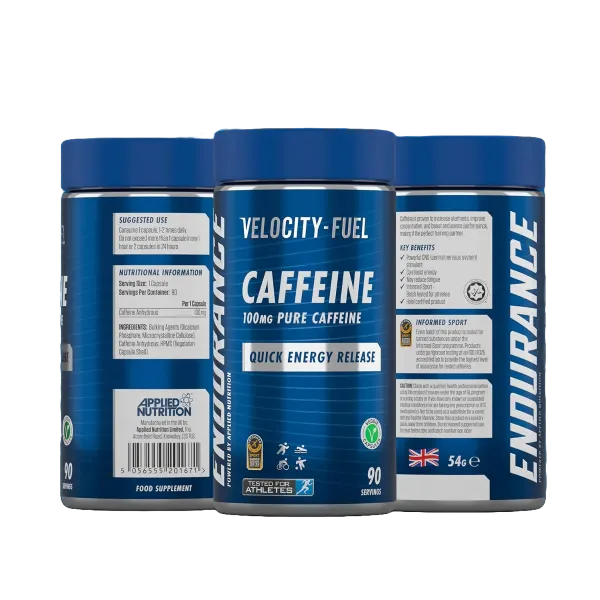 Applied Nutrition Endur. 100mg Pure Caffeine Caps 90'S #Caffendu