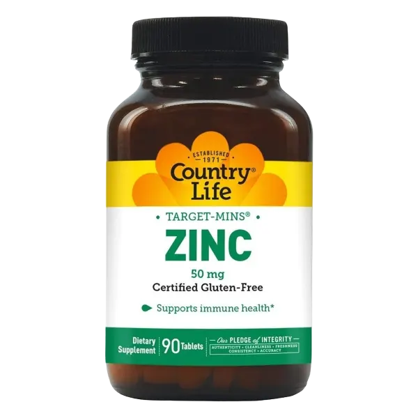 Country Life Zinc 50mg 90'S