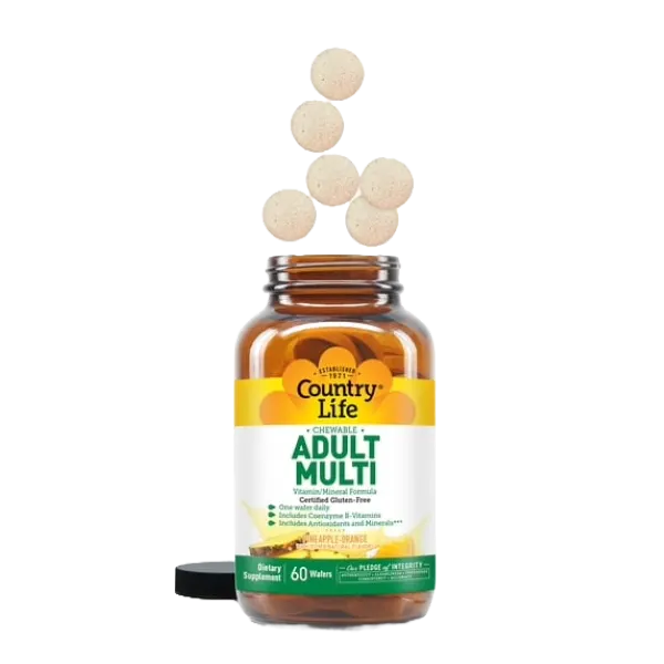 Country Life Adult Mult Vitamin Chewable Formula 60'S