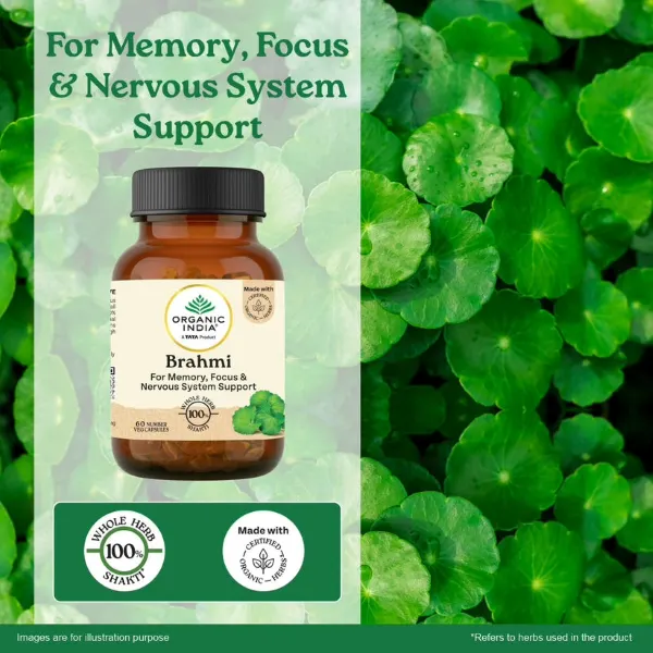 Organic India Brahmi 60caps