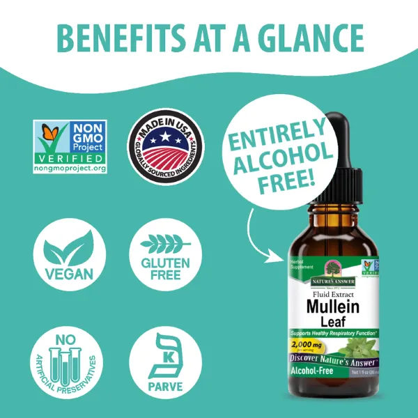 Nature's Answer Mullein Leaf 30 Ml