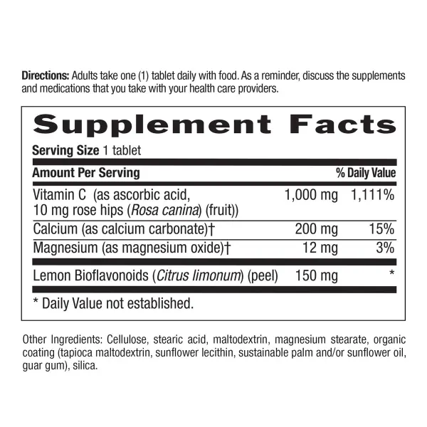 Country Life Buffered Vitamin C 1000mg 100’s