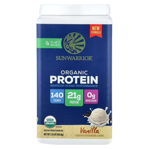 Sunwarrior Blend Org Vanilla Prot. Pwdr 993.8g #164031011