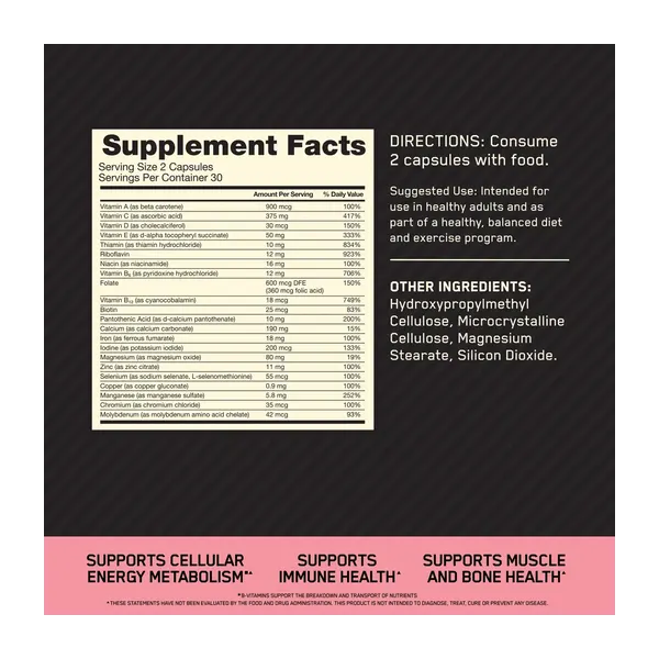 Optimum Nutrition Opti - Women 60capsules