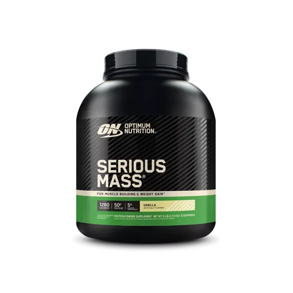 Optimum Nutrition Serious Mass Vanilla Nas (6lb) 2.73kg
