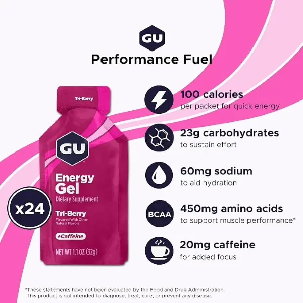 Gu Triberry Energy Gel 32gm